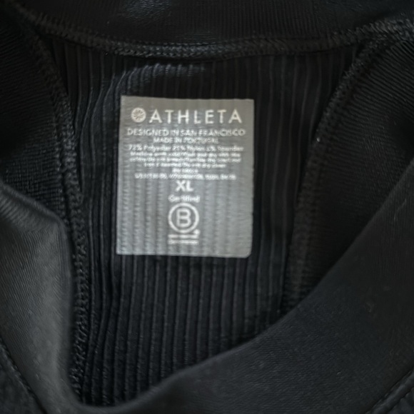 Athleta Renew Black Tank, Sz XL, EUC - Picture 3 of 12